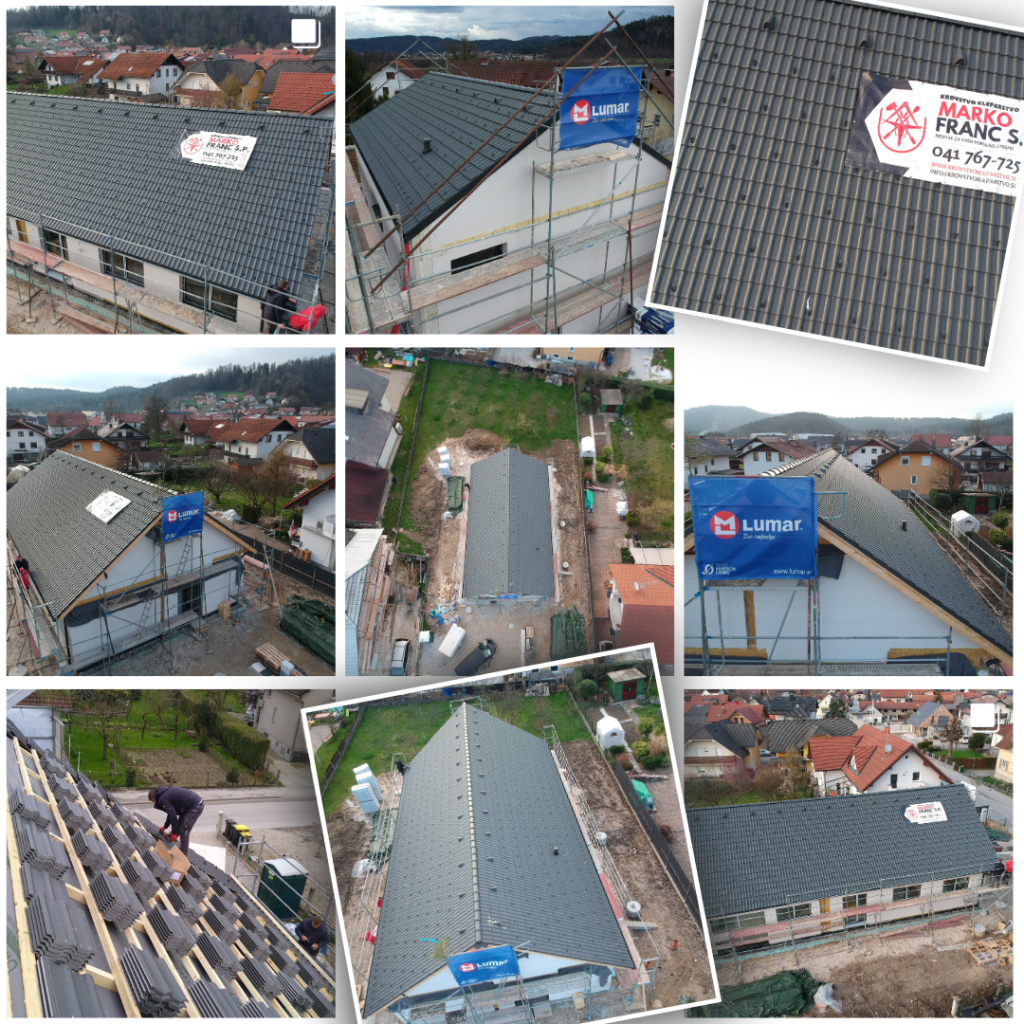 Tondach, Creaton, Metrotile, Bramac, Gerard, Decra, Evertile, Tegola, Nexe, Ikotile, Prefa, Metrapan, S metal, kritine, krovstvo, kleparstvo, Marko Franc,